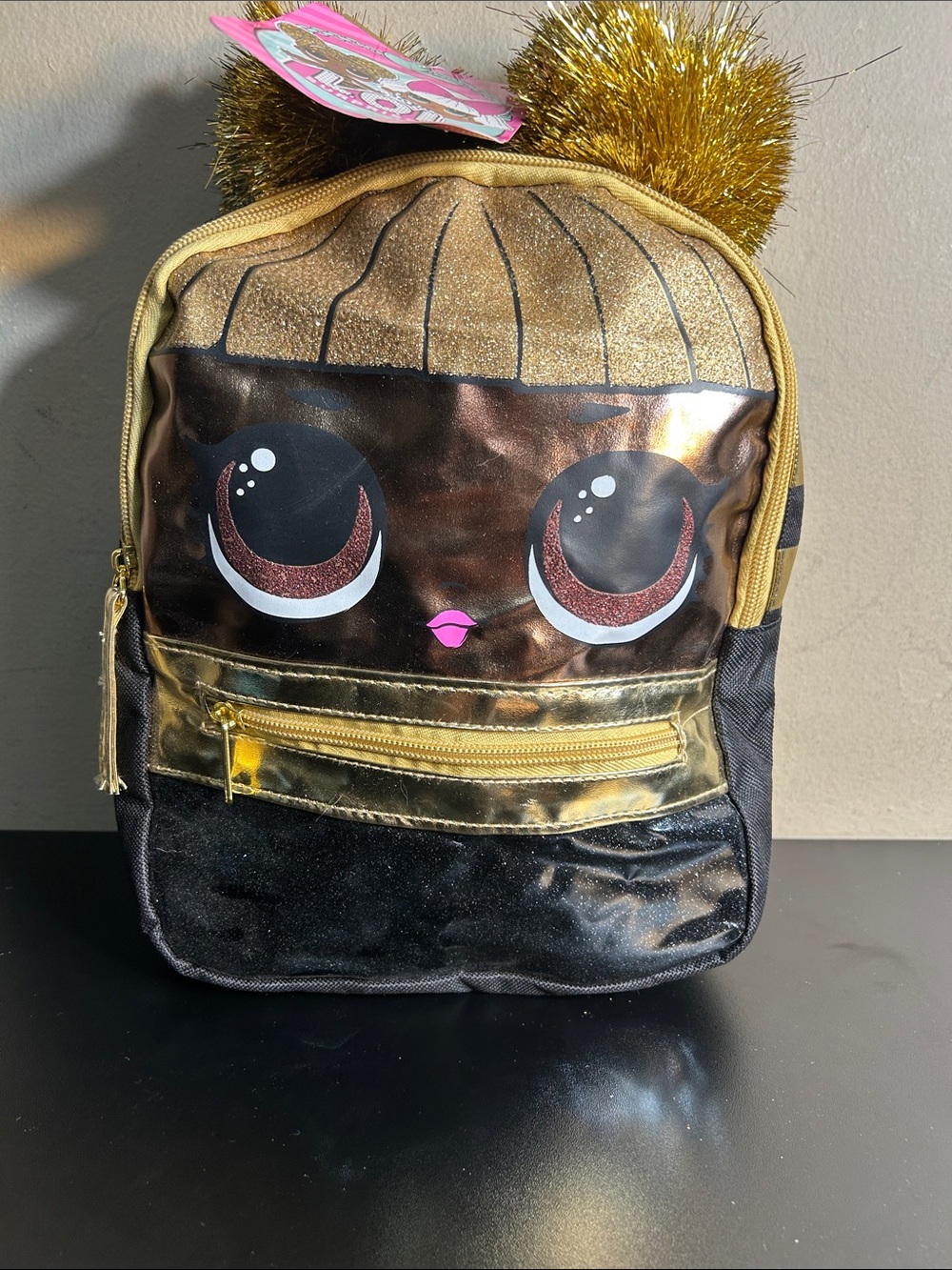 L.O.L. Surprise! Gold Mini Backpack |10x8x3 Inches